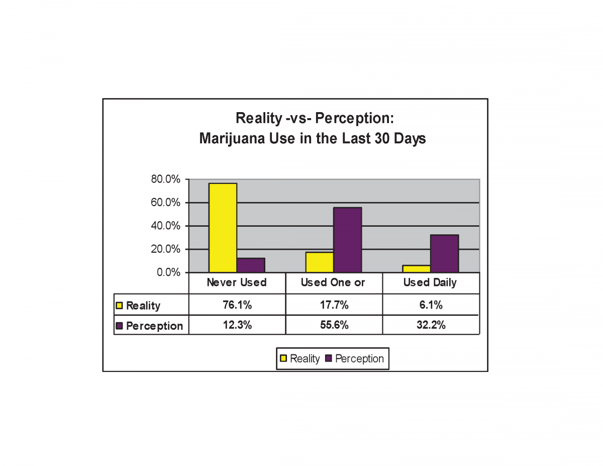 SRJC Students Marijuana Use:Perception vs Reality